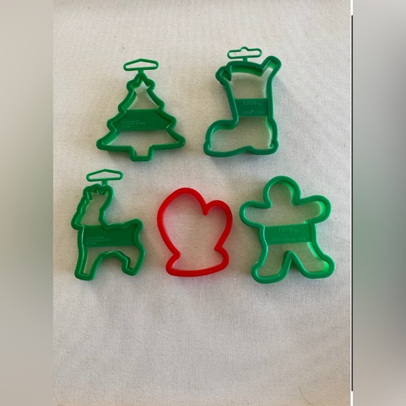 Holiday Cookie Cutters for Christmas Baking Christmas Tree Gingerbread Man Boot - Picture 8 of 8